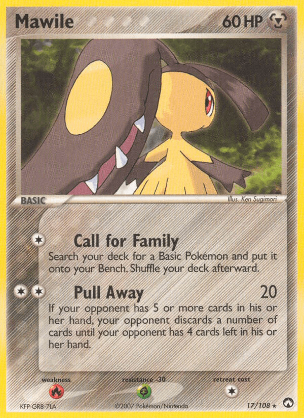 Mawile Pokémon card