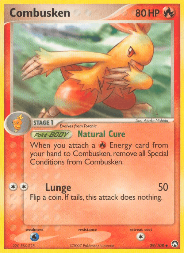 Combusken Pokémon card
