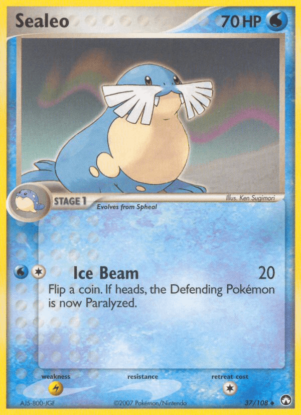 Sealeo Pokémon card