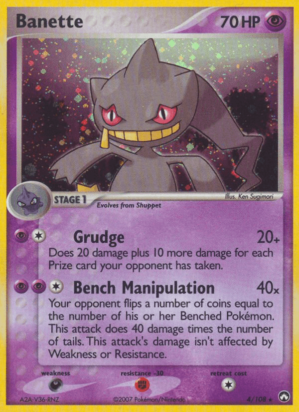 Banette Pokémon card
