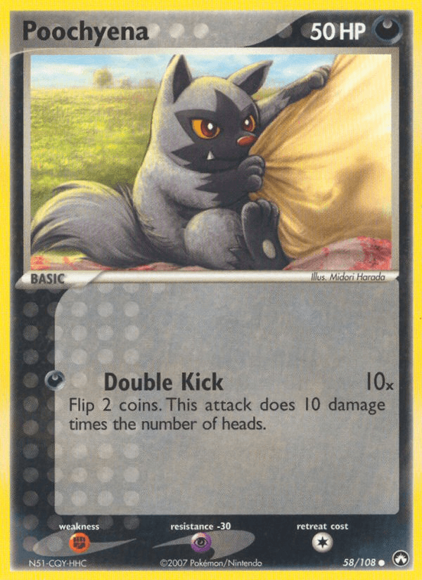 Poochyena Pokémon card