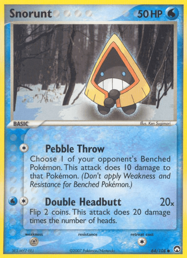 Snorunt Pokémon card