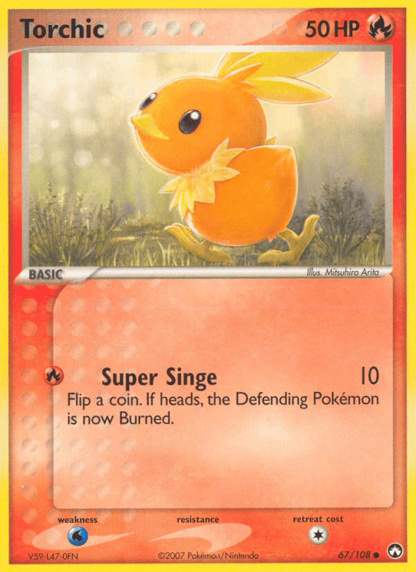 Torchic Pokémon card