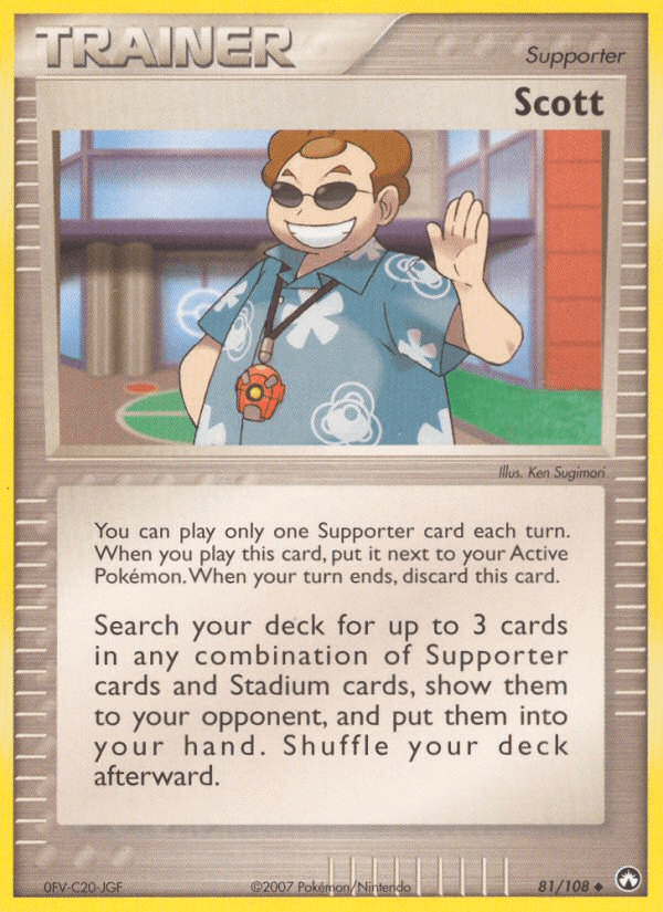 Scott Pokémon card