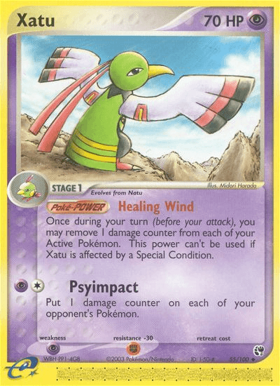 Xatu Pokémon card