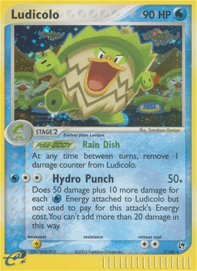 Ludicolo Pokémon card