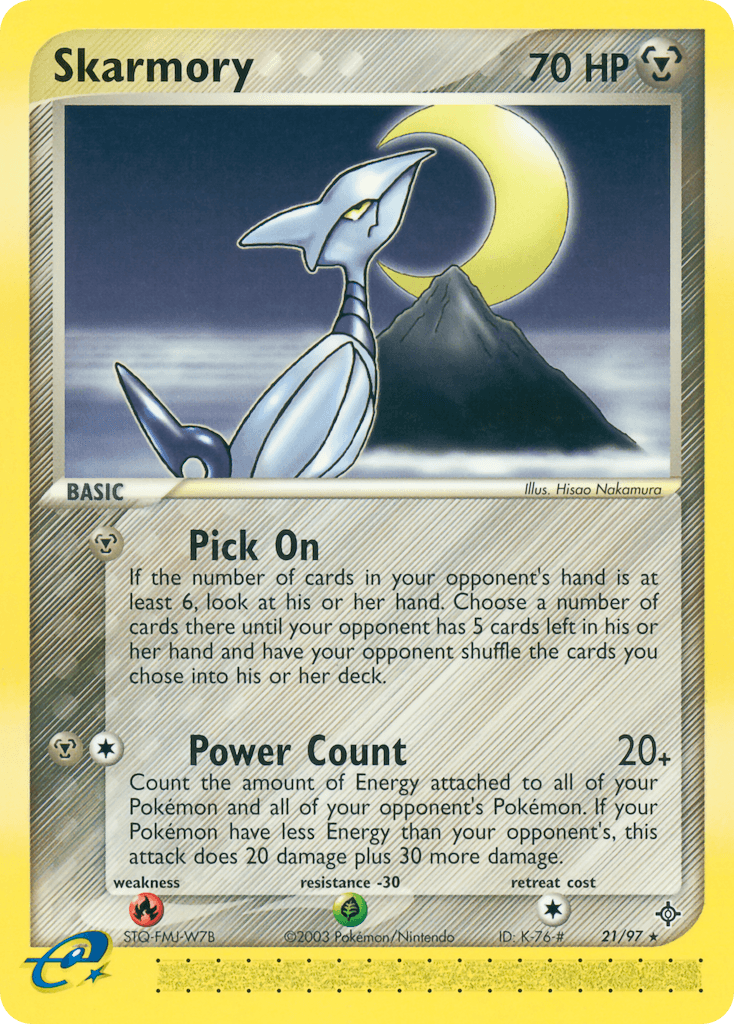 Skarmory Pokémon card