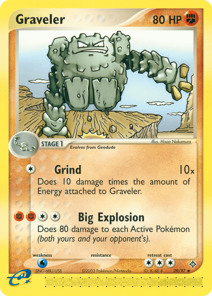 Graveler Pokémon card