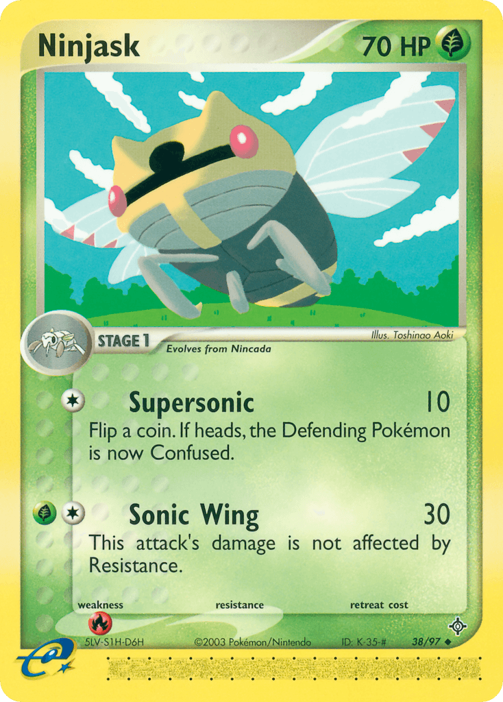 Ninjask Pokémon card