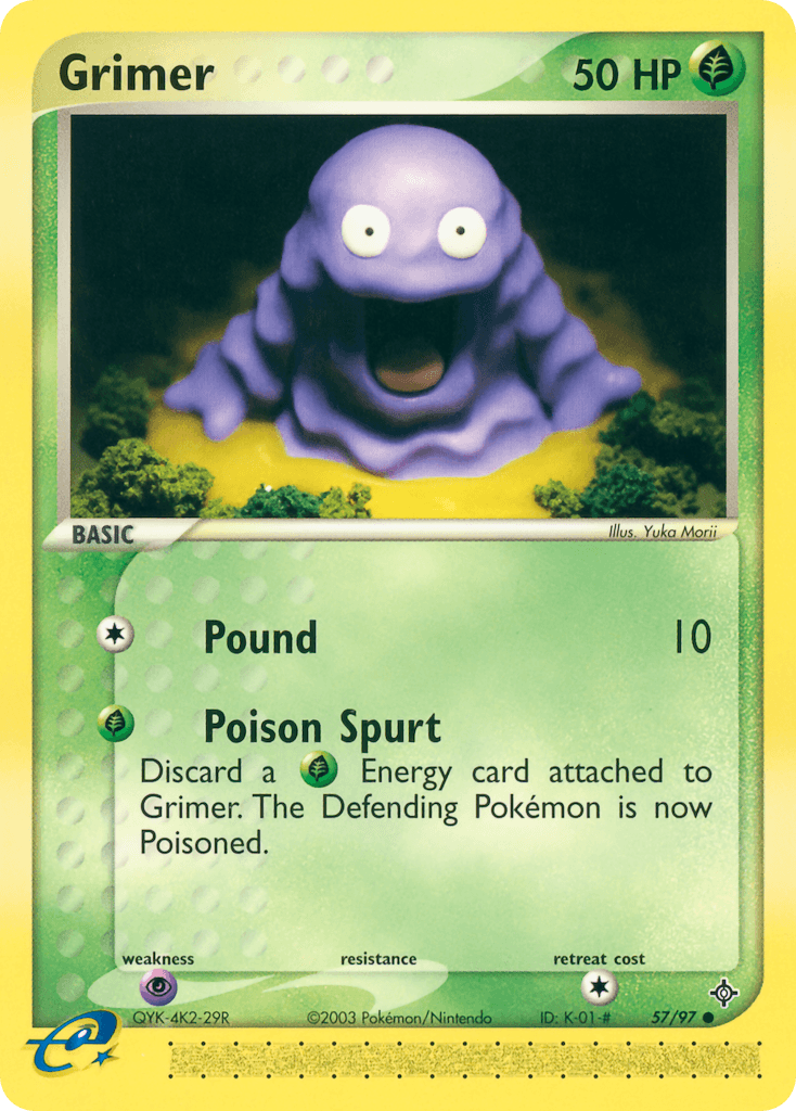 Grimer Pokémon card