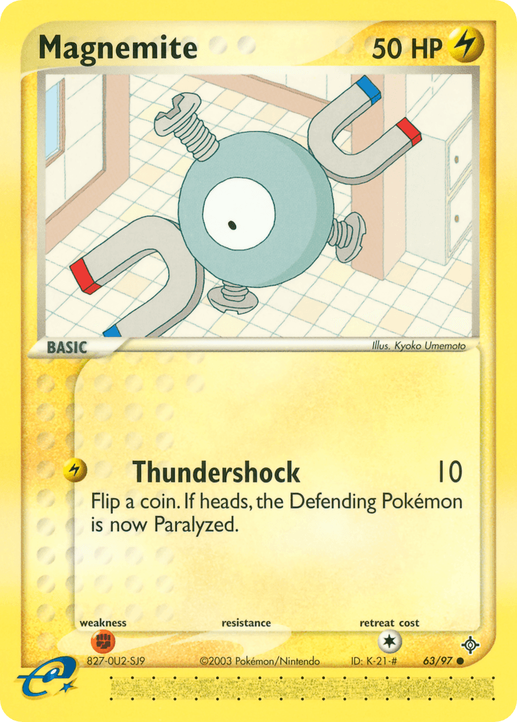Magnemite Pokémon card