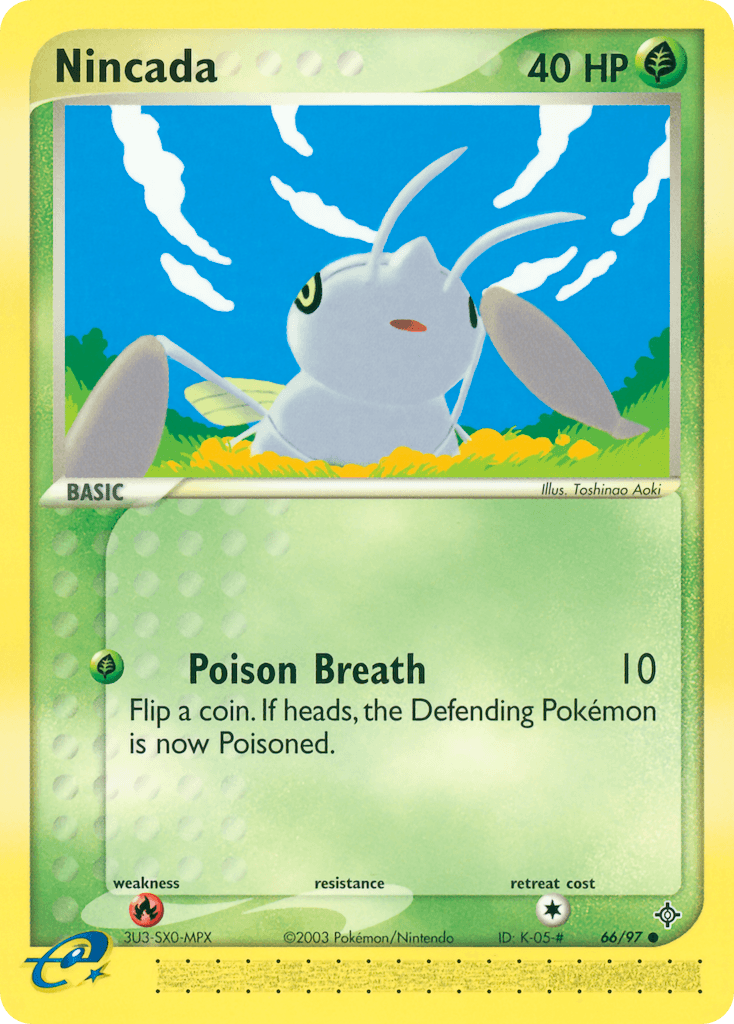 Nincada Pokémon card