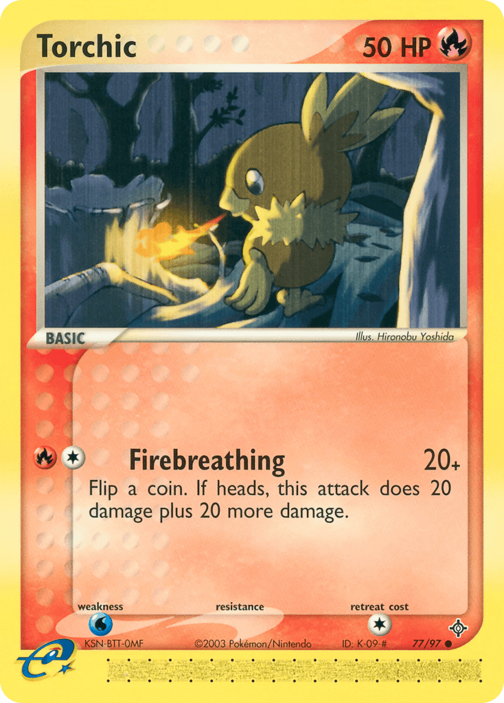 Torchic Pokémon card