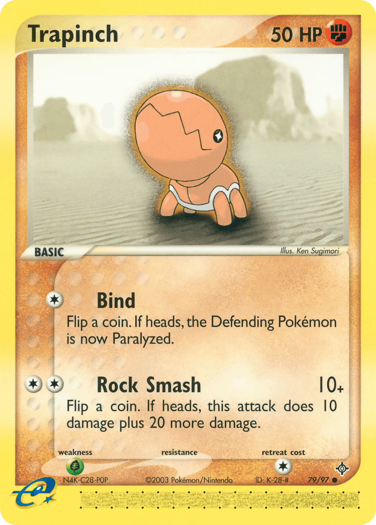 Trapinch Pokémon card