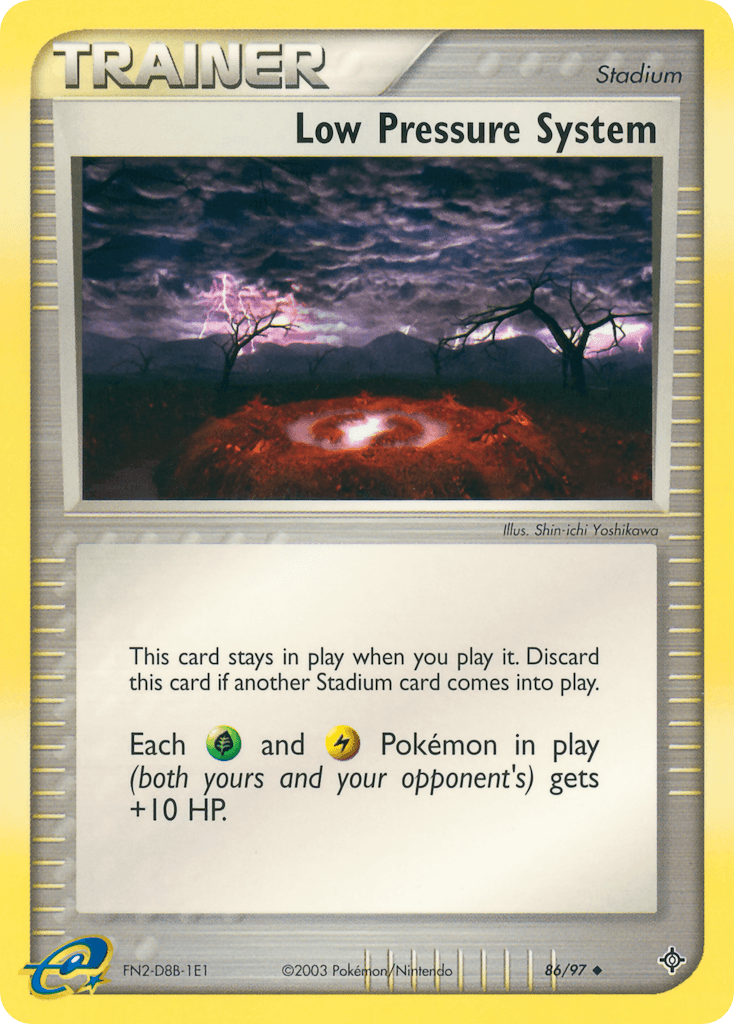 Low Pressure System Pokémon card