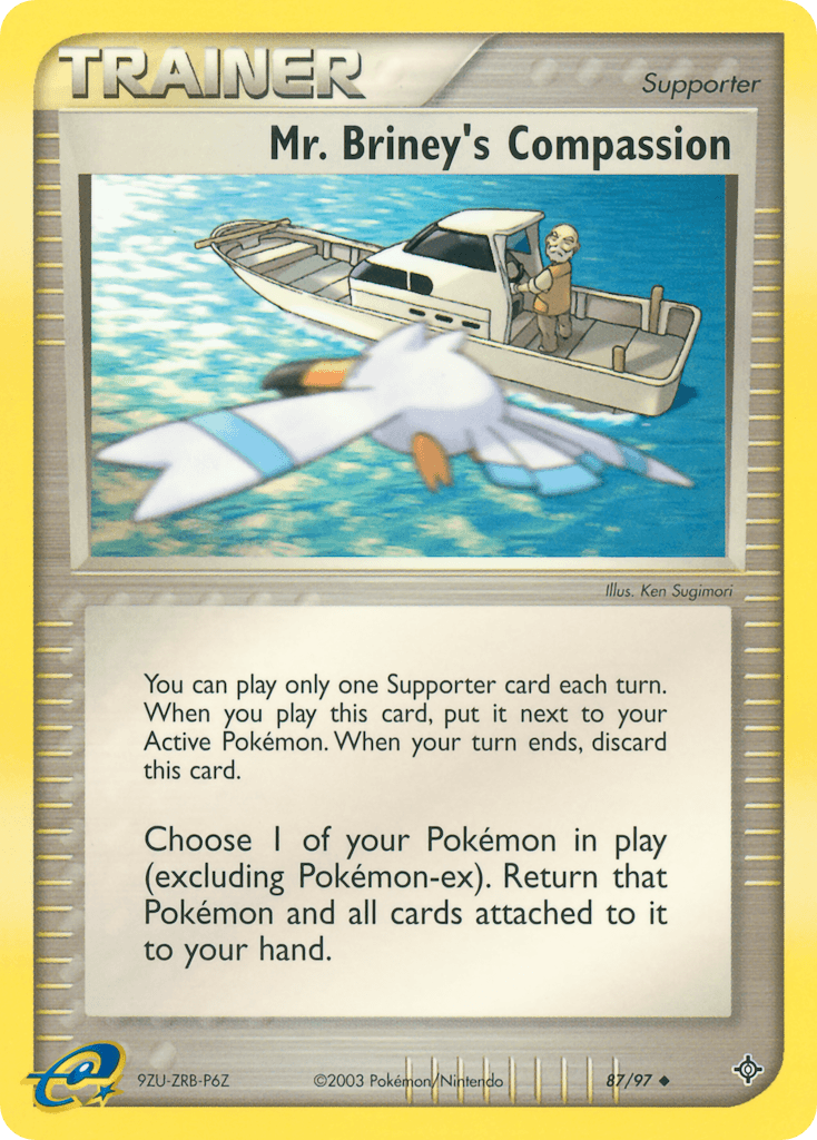 Mr. Briney's Compassion Pokémon card