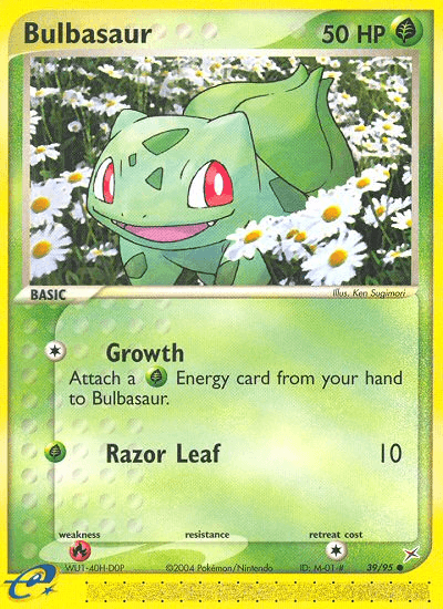Bulbasaur Pokémon card