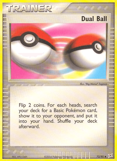 Dual Ball Pokémon card