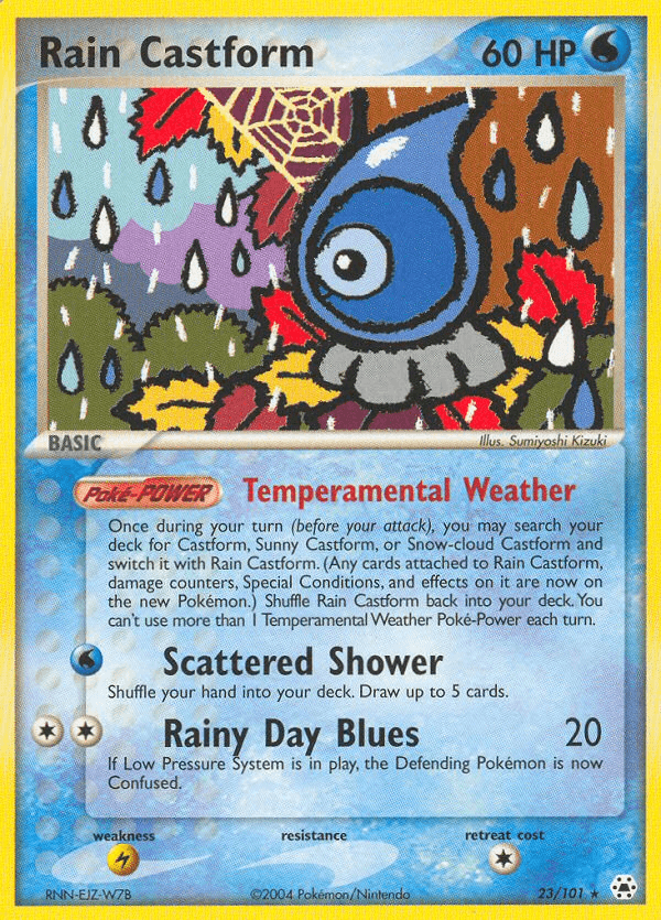 Rain Castform Pokémon card