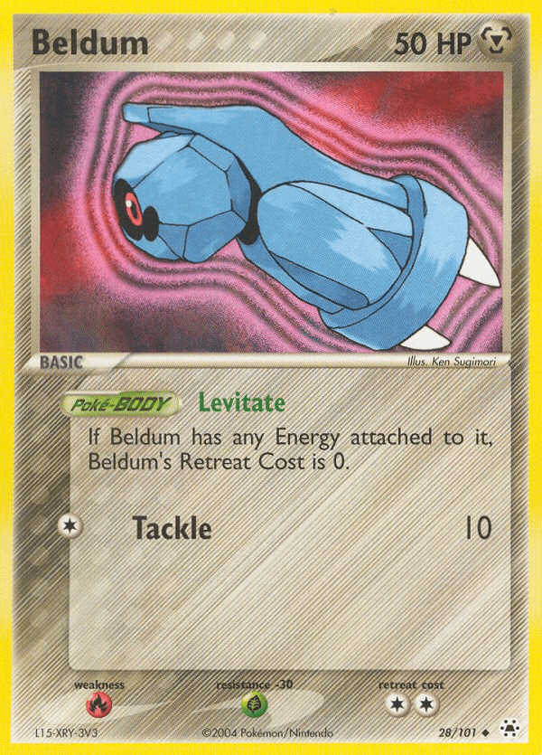 Beldum Pokémon card