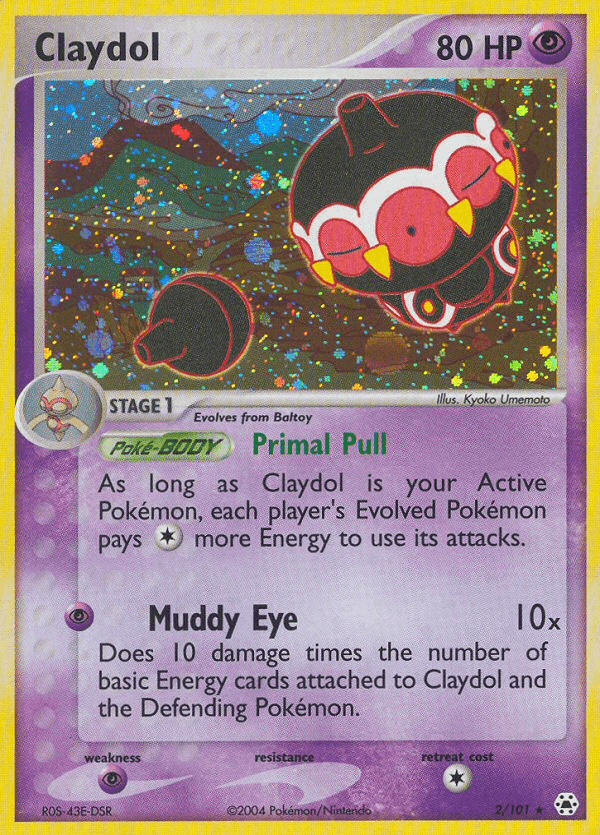 Claydol Pokémon card