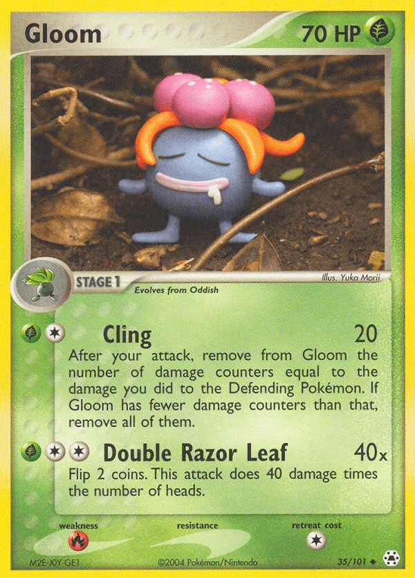Gloom Pokémon card