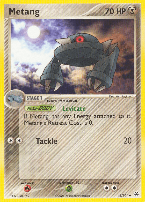 Metang Pokémon card