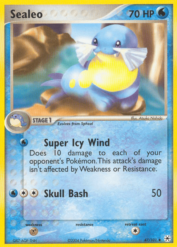 Sealeo Pokémon card
