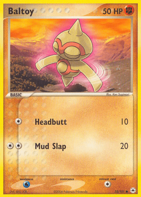 Baltoy Pokémon card