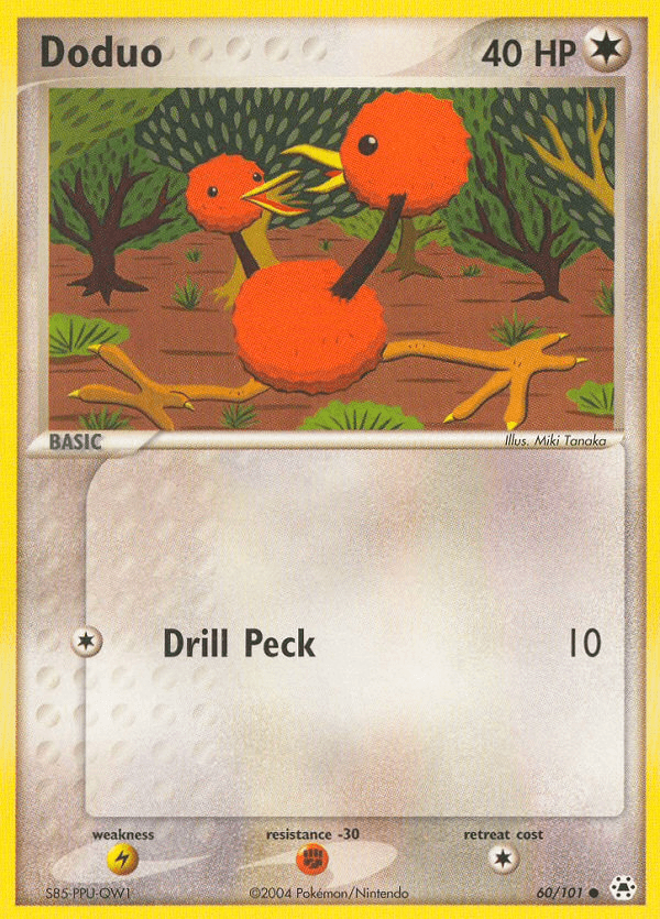 Doduo Pokémon card