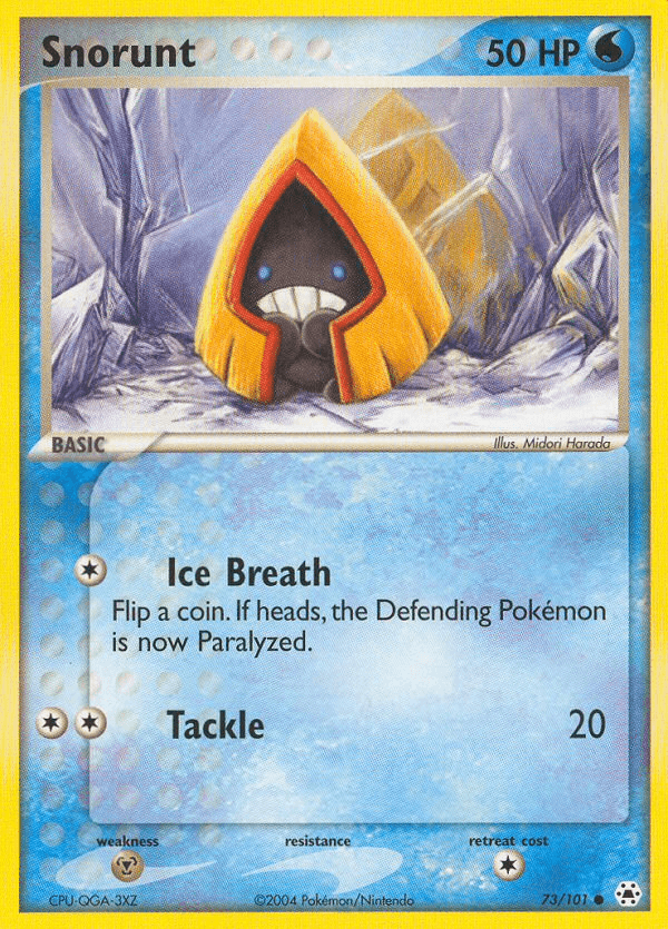 Snorunt Pokémon card