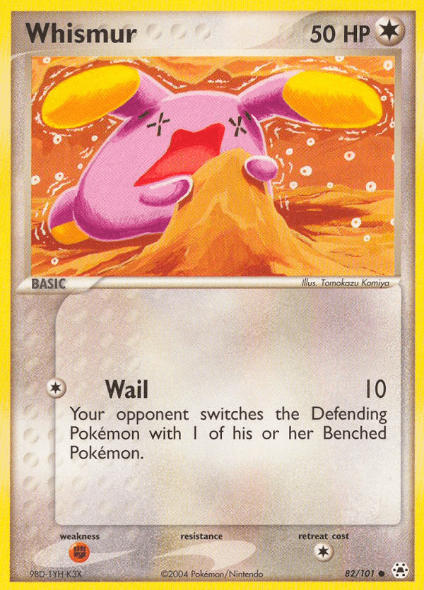 Whismur Pokémon card
