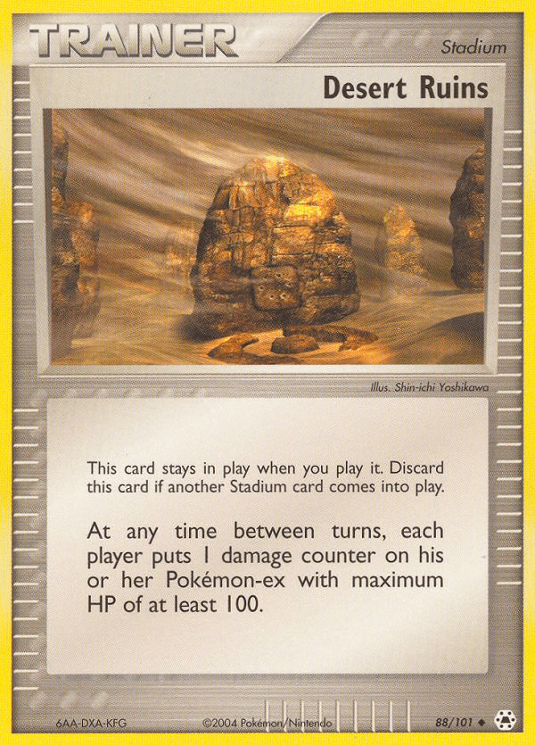 Desert Ruins Pokémon card