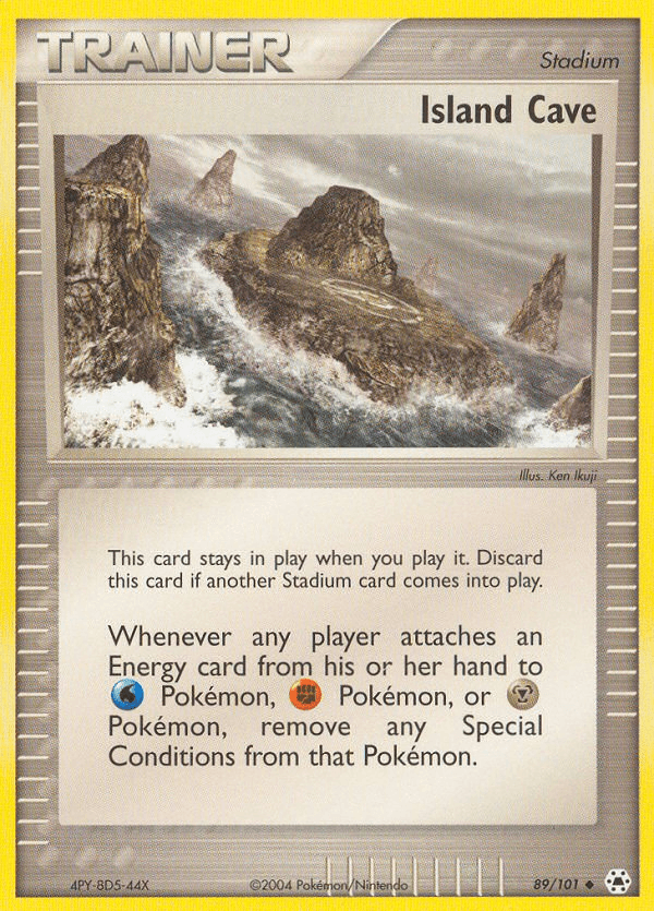 Island Cave Pokémon card