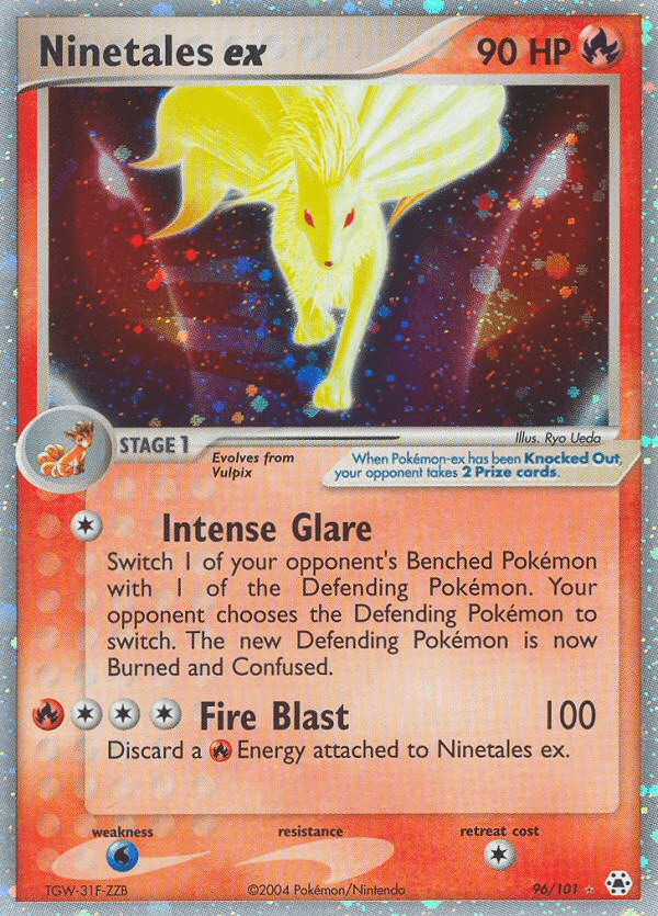 Ninetales ex from Hidden Legends