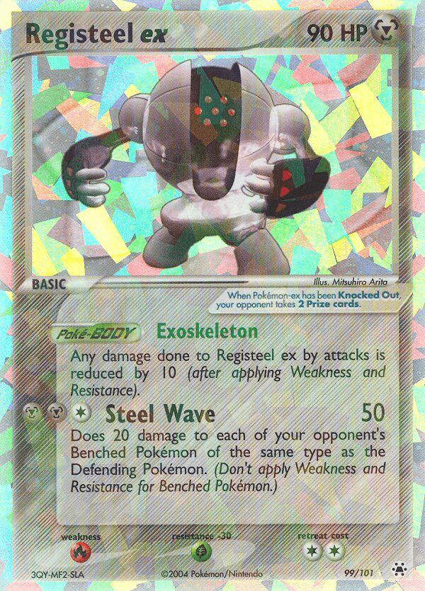 Registeel ex Pokémon card