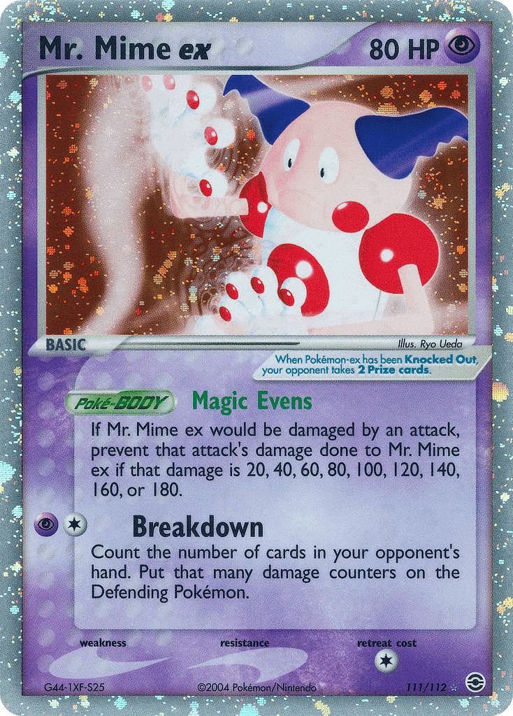 Mr. Mime ex Pokémon card