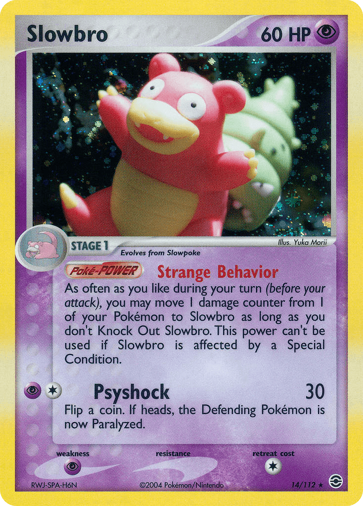 Slowbro Pokémon card