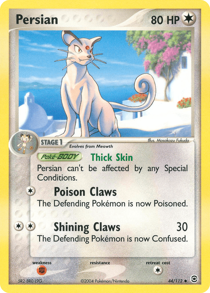 Persian Pokémon card