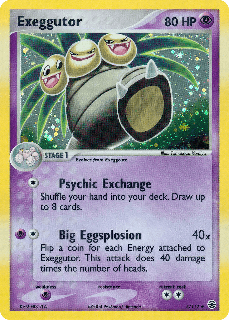 Exeggutor Pokémon card