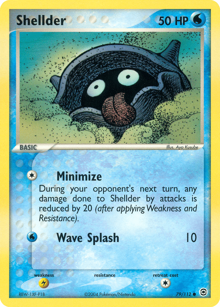 Shellder Pokémon card