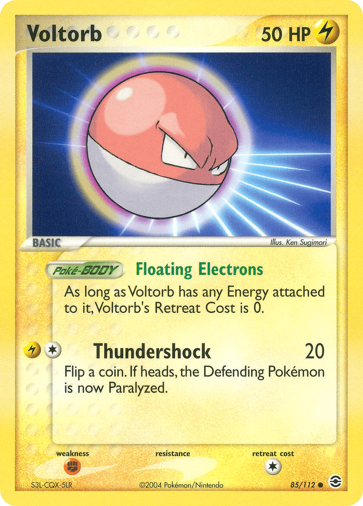 Voltorb Pokémon card