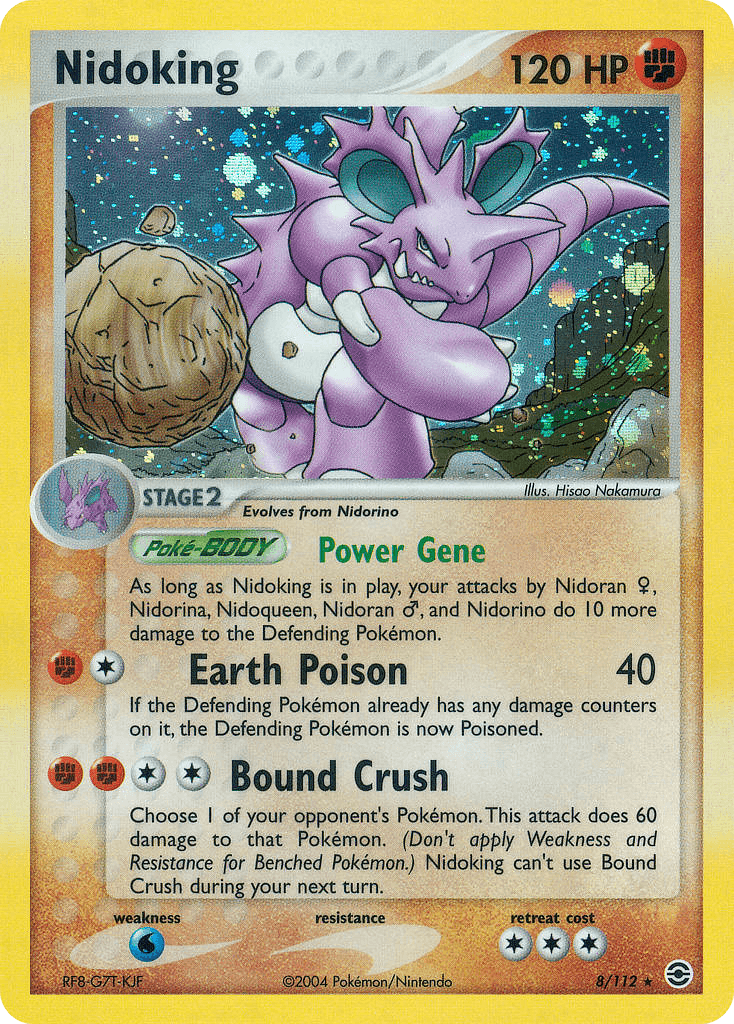 Nidoking Pokémon card