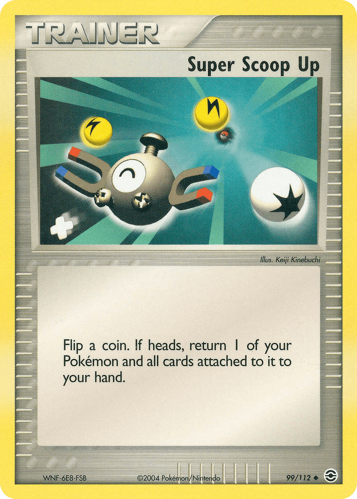 Super Scoop Up Pokémon card