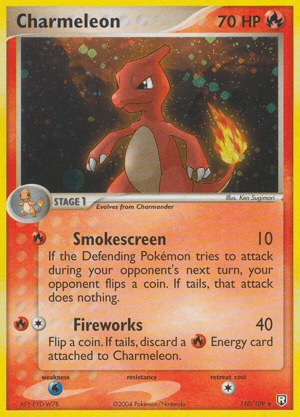 Charmeleon Pokémon card