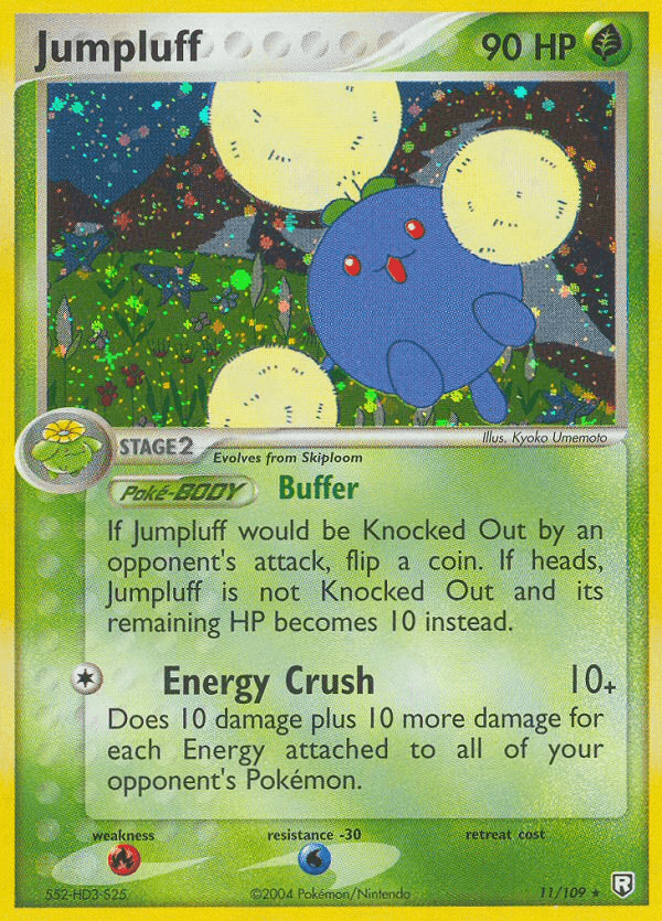 Jumpluff Pokémon card