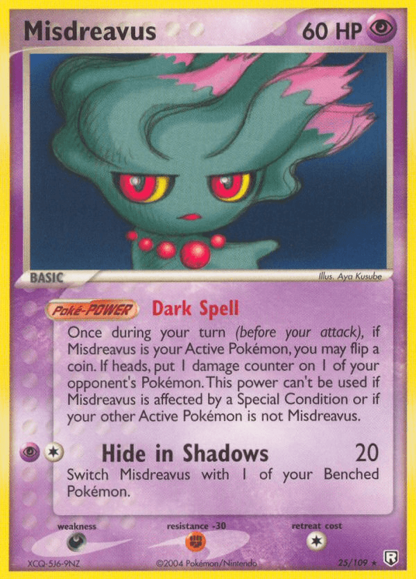 Misdreavus Pokémon card