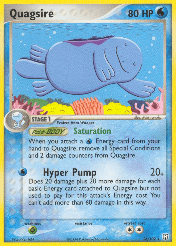 Quagsire Pokémon card