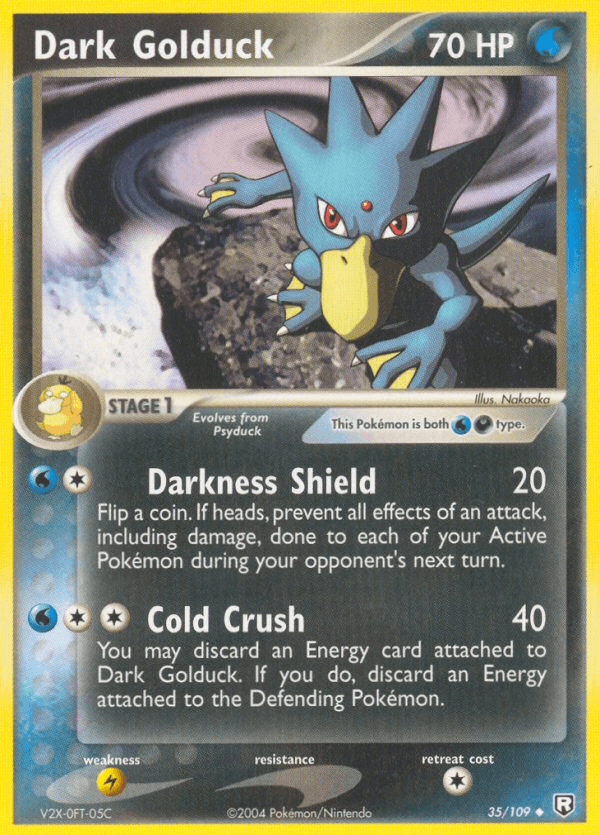 Dark Golduck Pokémon card