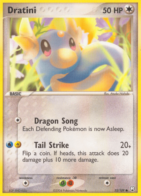 Dratini Pokémon card